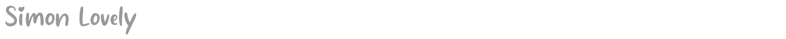 Simon Lovely font preview